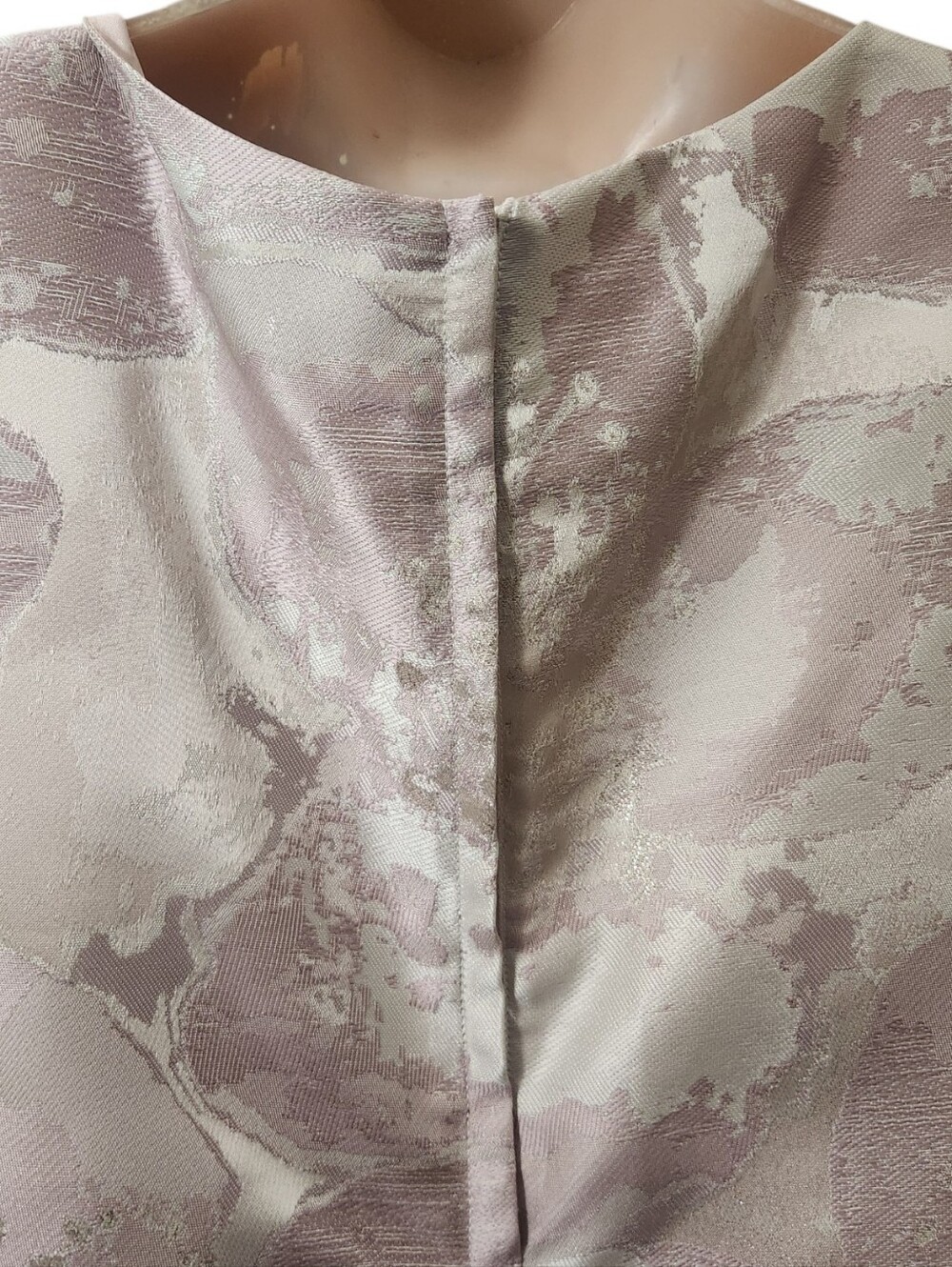 SLATE & WILLOW 'Andy' Pink & Silver Mini Shift Dress - Size XS - Picture 6 of 12